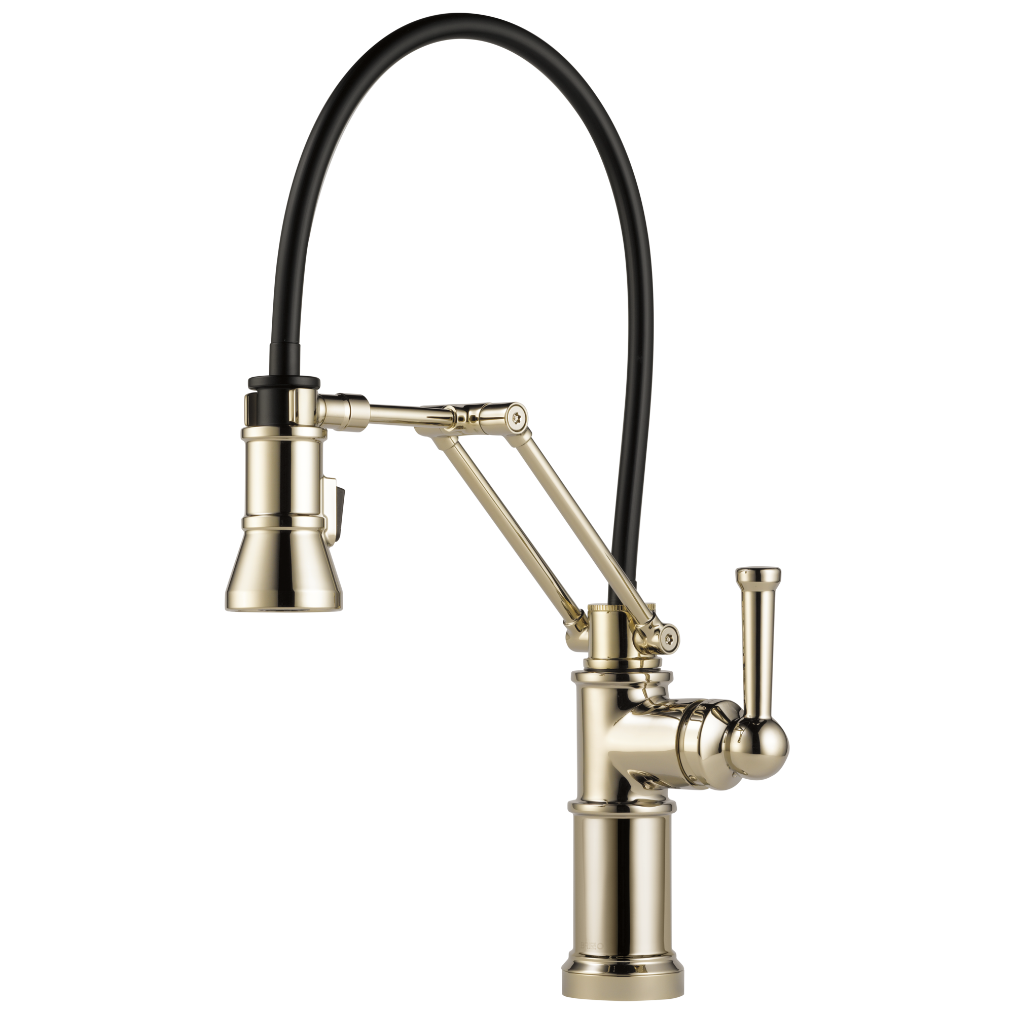 Artesso Articulating Kitchen Faucet with Pulldown Spray - Polished Nickel 63225LF-PN Brizo