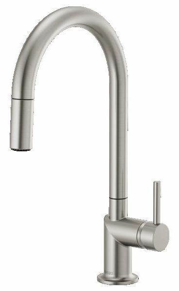 Odin Kitchen Faucet with Pulldown Spray (Less Handle) - Stainless Steel 63075LF-SSLHP Brizo