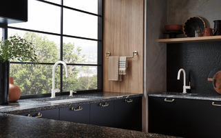 Jason Wu Kitchen Faucet with Pulldown Spray (Less Handle) - Matte White 63075LF-MWLHP Brizo - Image 9