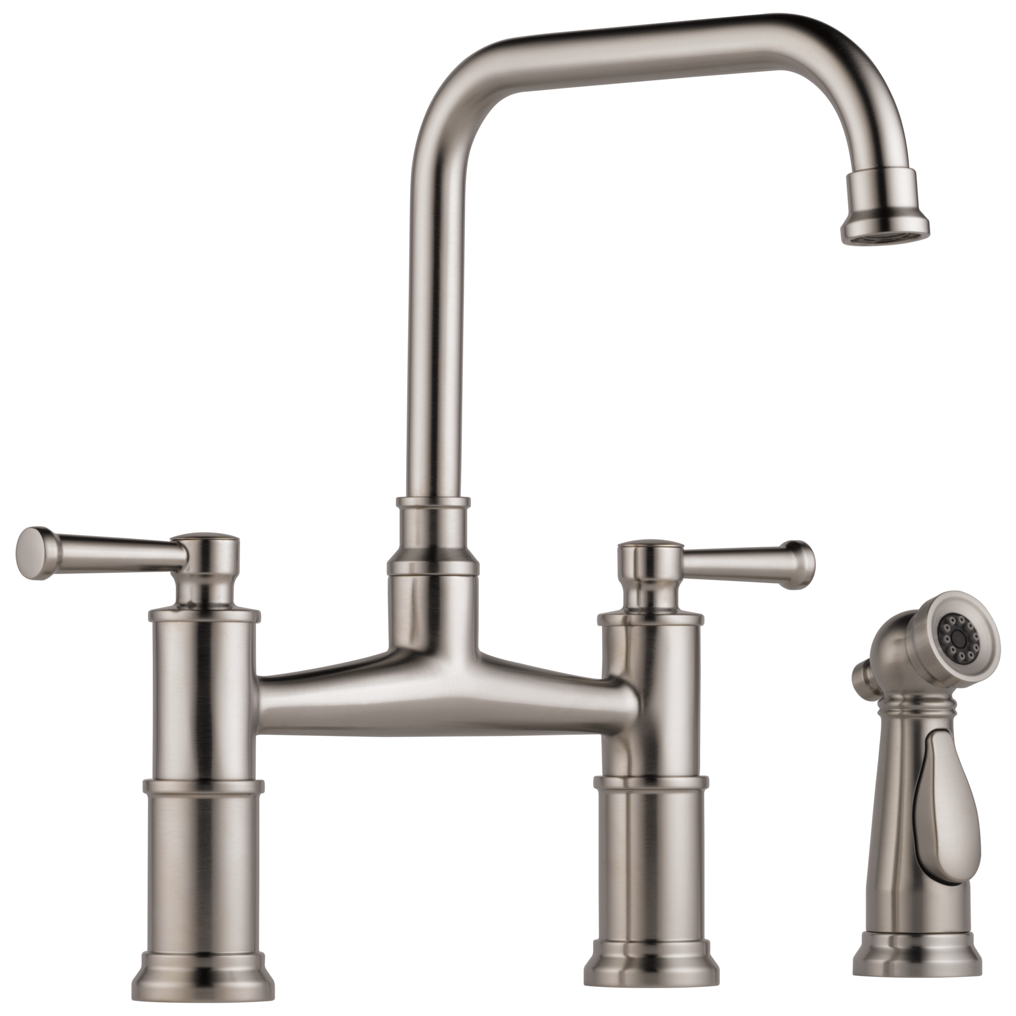 Artesso Bridge Kitchen Faucet with Side Spray - Stainless 62525LF-SS Brizo