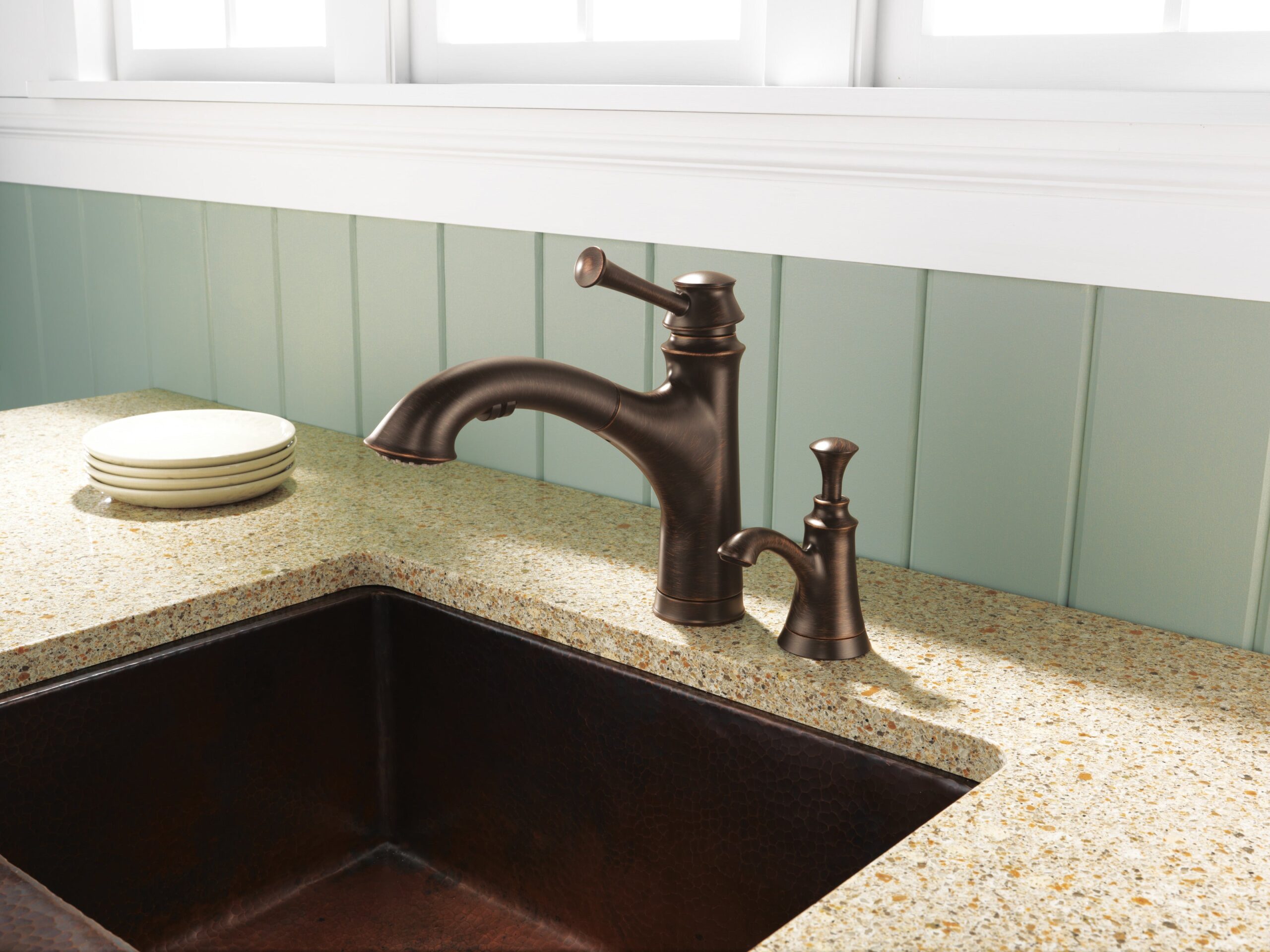 Baliza Kitchen Faucet with Pullout Spray - Venetian Bronze 63005LF-RB Brizo - Image 2