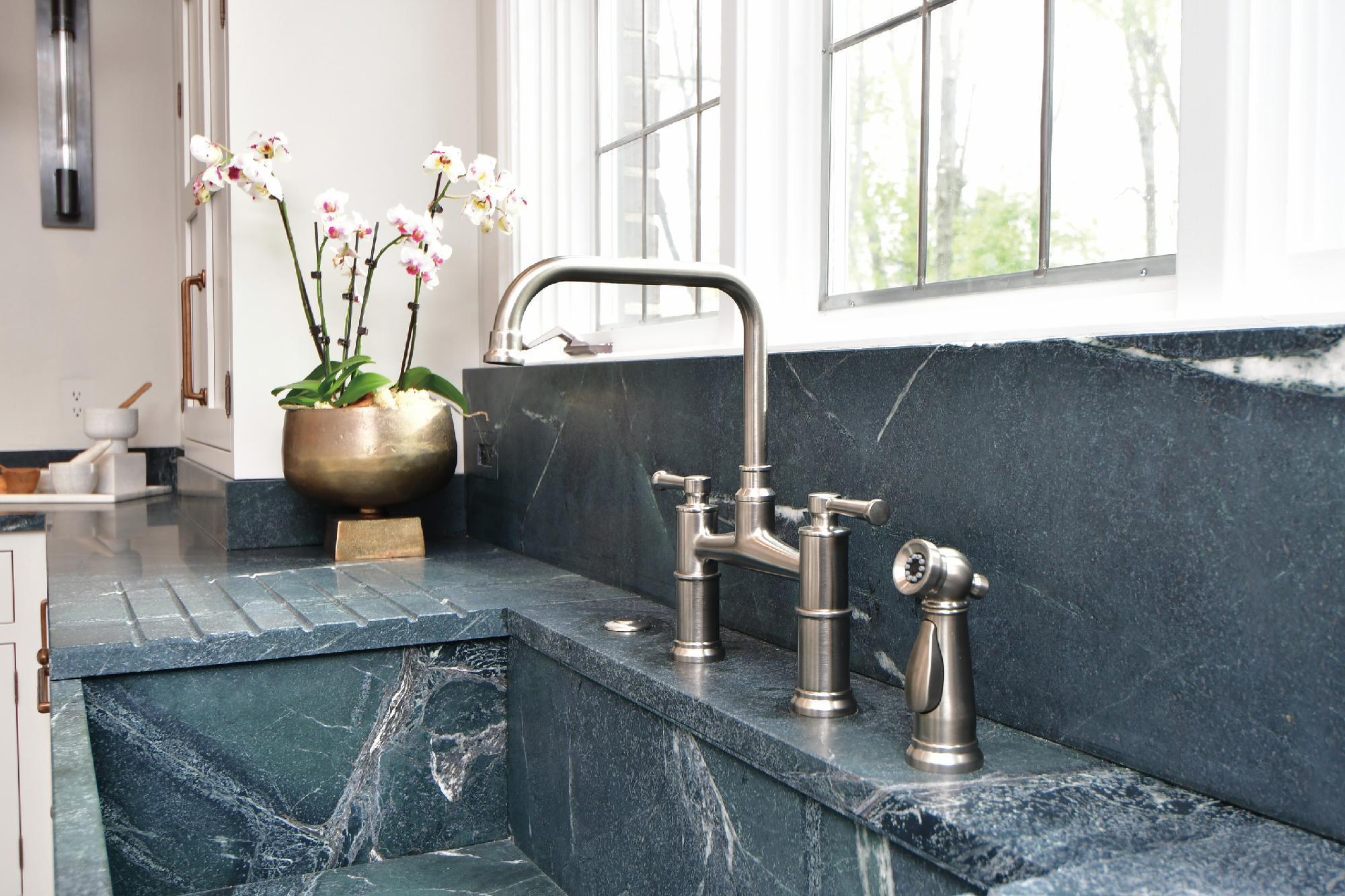 Artesso Bridge Kitchen Faucet with Side Spray - Stainless 62525LF-SS Brizo - Image 2