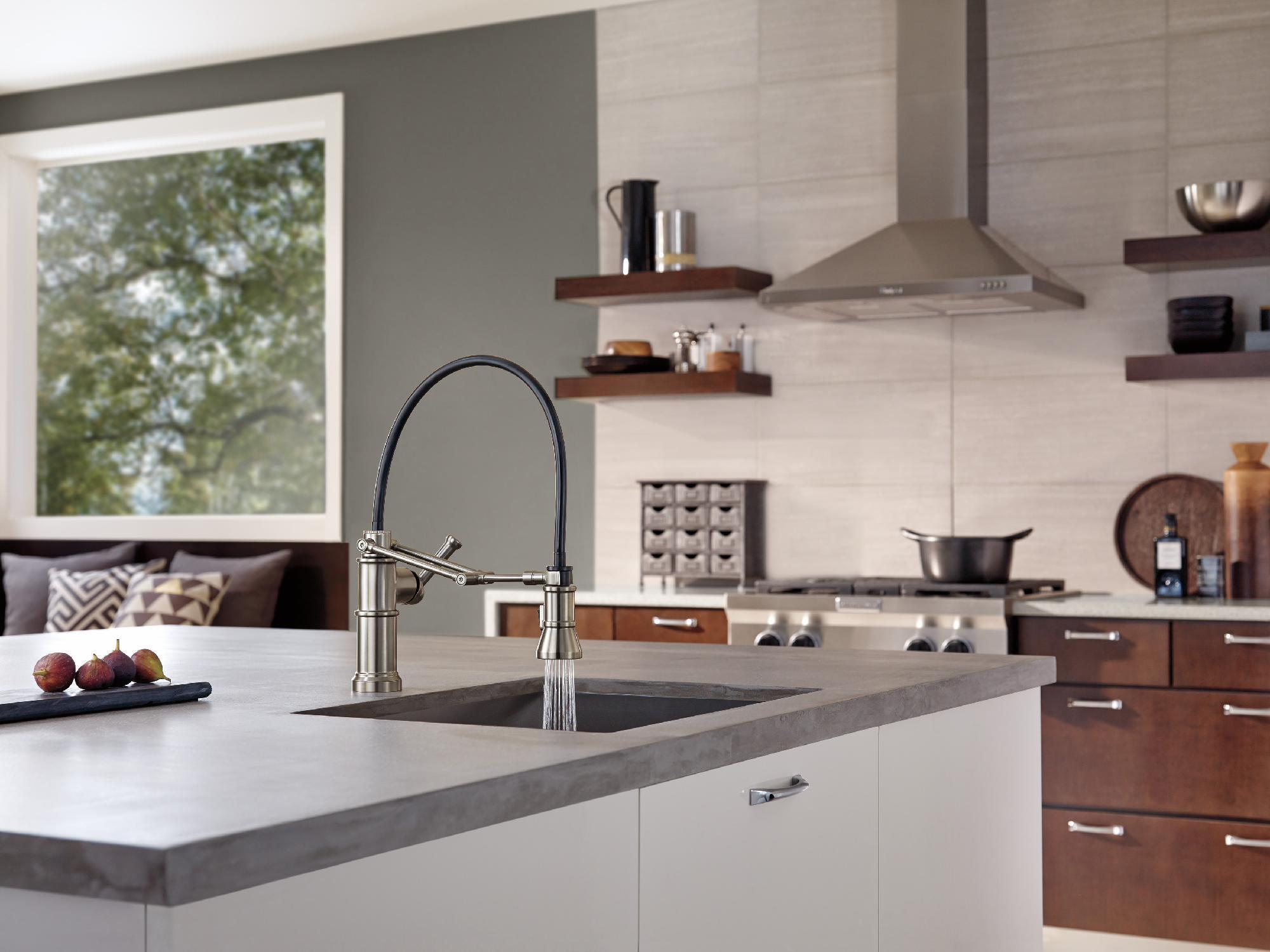 Artesso Articulating Kitchen Faucet with Pulldown Spray - Stainless Steel 63225LF-SS Brizo - Image 6