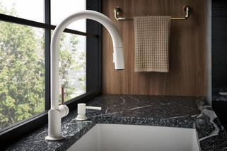 Jason Wu Kitchen Faucet with Pulldown Spray (Less Handle) - Matte White 63075LF-MWLHP Brizo - Image 8