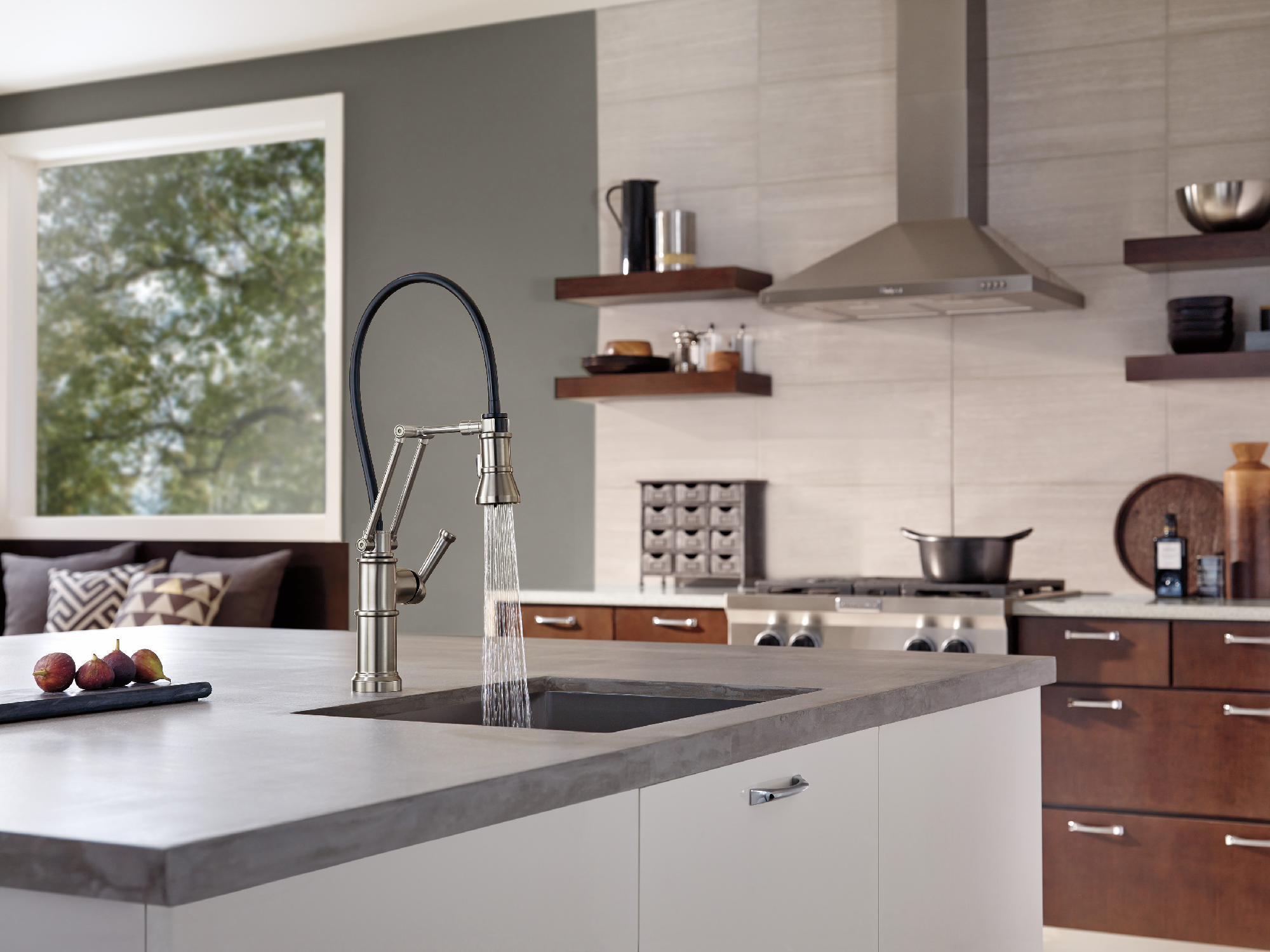 Artesso Articulating Kitchen Faucet with Pulldown Spray - Stainless Steel 63225LF-SS Brizo - Image 4