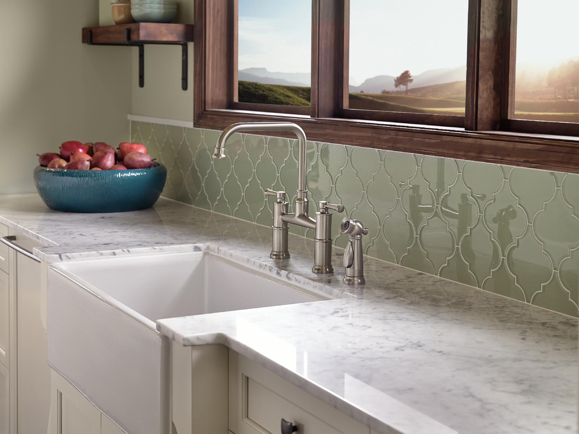 Artesso Bridge Kitchen Faucet with Side Spray - Stainless 62525LF-SS Brizo - Image 7