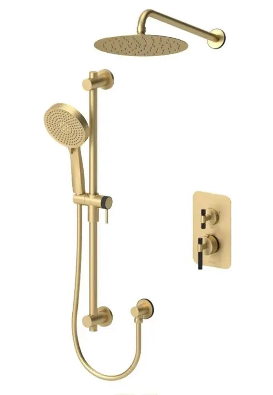 Tenzo Bellacio C BEPB32-20111 Shower Faucet Kit Knurled Design - Image 4