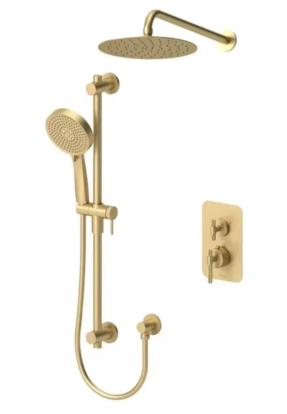 Tenzo Bellacio C BEPB32-20111 Shower Faucet Kit Knurled Design - Image 5