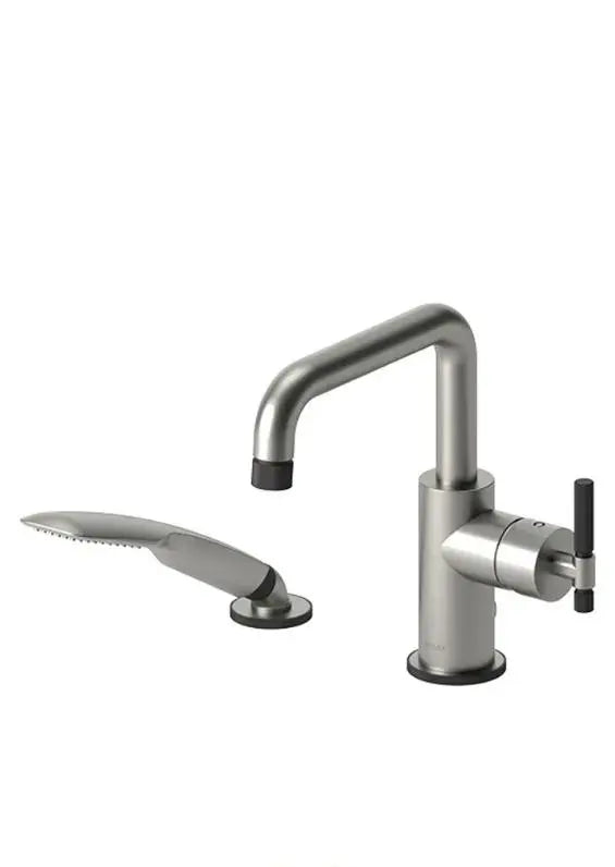Tenzo Signature Bellacio F 2 Piece Deck Mount Tub Filler Knurled - Image 4