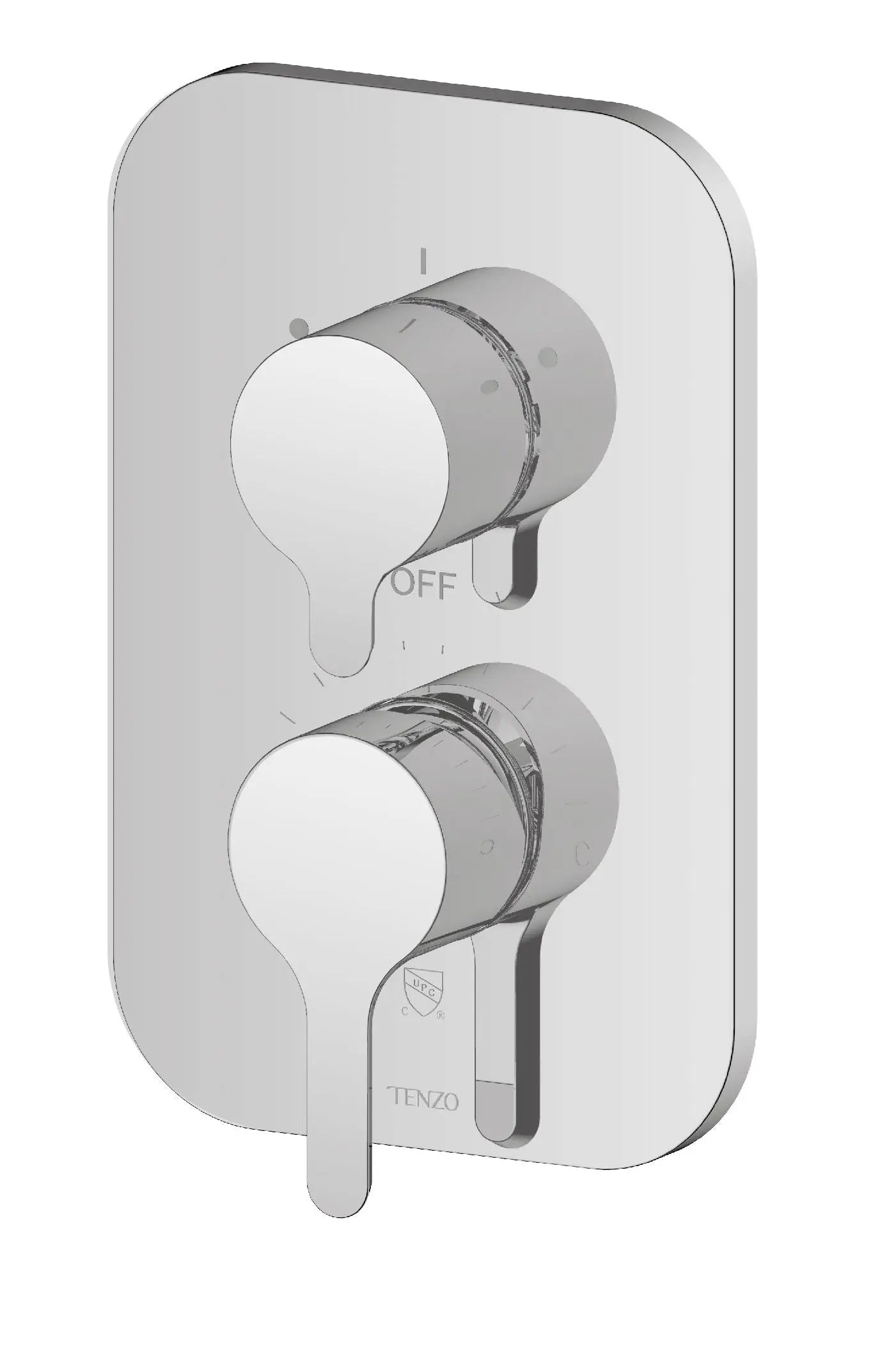 Tenzo Trim for MYLO 2 functions pressure balanced valve - Chrome