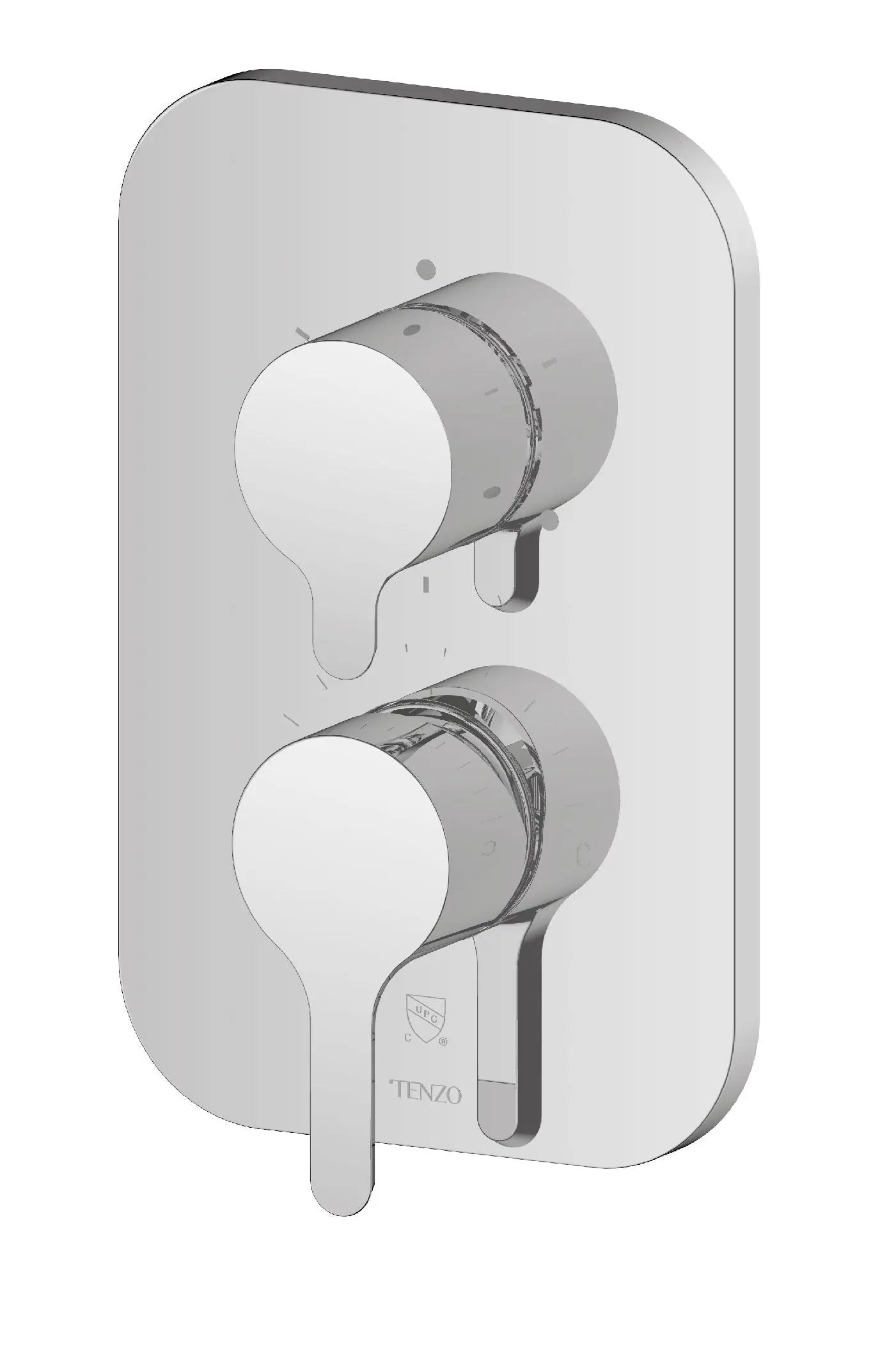 Tenzo Trim for MYLO 3 functions pressure balanced valve - Chrome