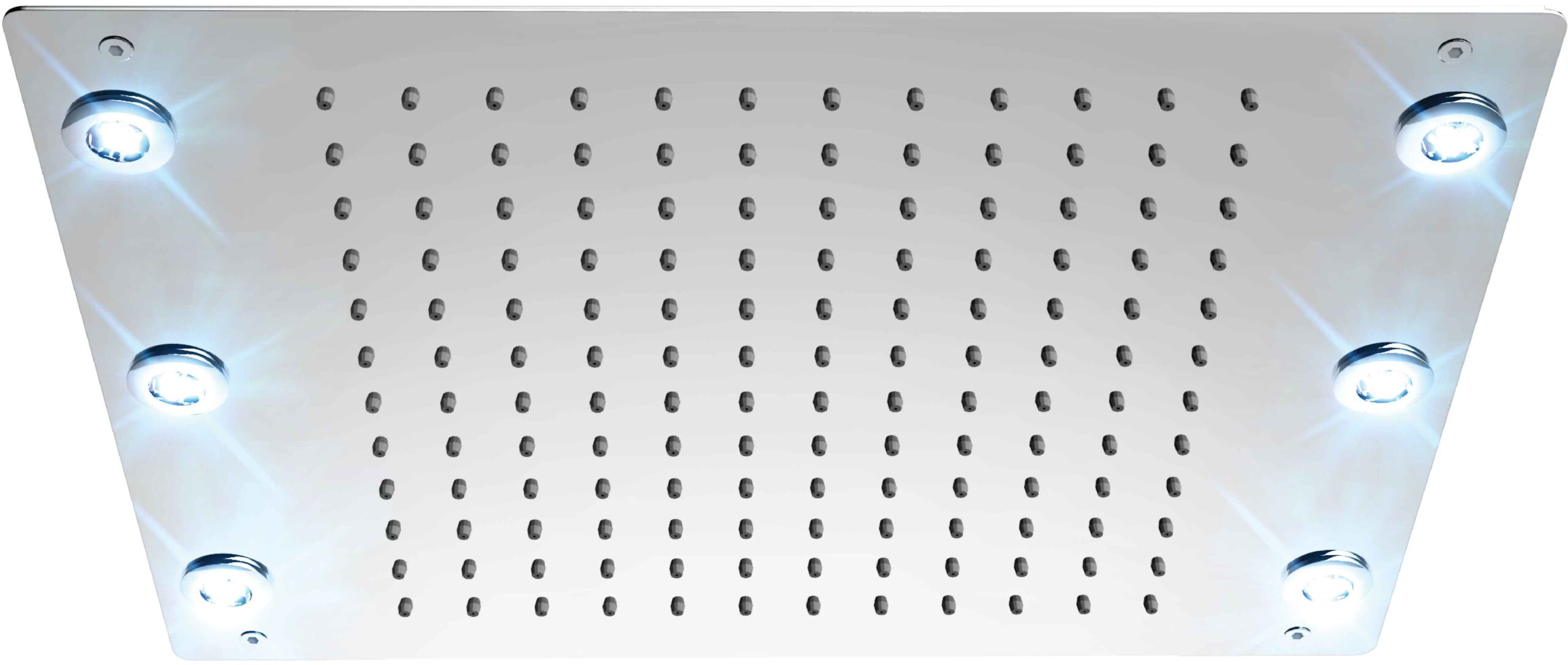 Tenzo Ceiling shower head 33x43cm [13x17in] LED (6x) chrome CTS-1317L-CR - Image 2