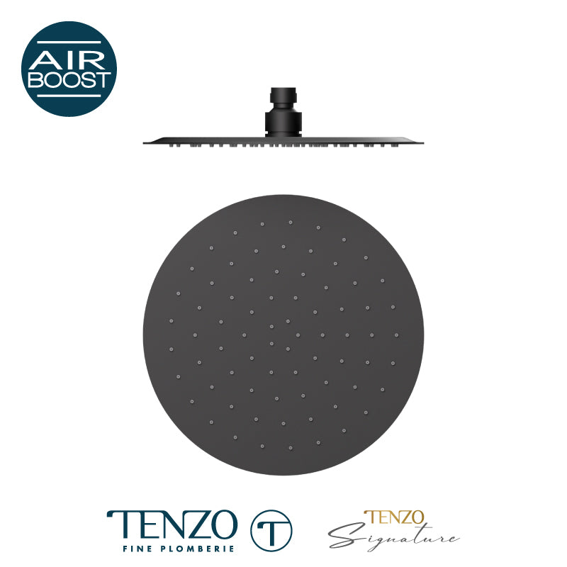 Tenzo shower head round 25cm [10"] stainless steel 2mm  brushed gold SSTS-10-R-BG