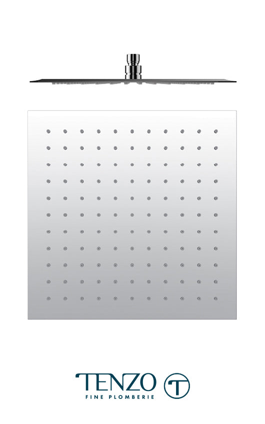 Tenzo 10" Stainless Steel Square Shower Head