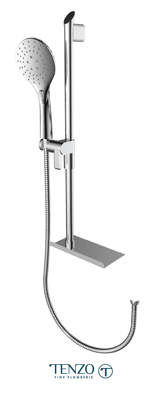 Tenzo Sliding bar kit with shelf chrome KRDT-3319-CR