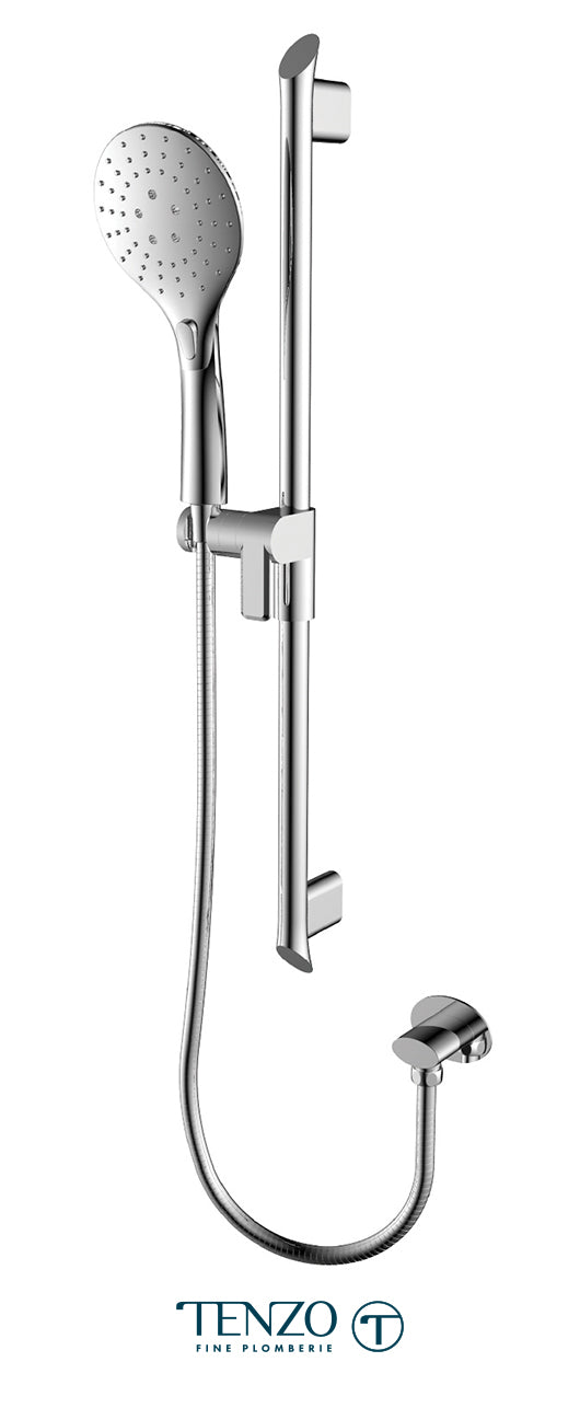 Tenzo Sliding bar kit with elbow chrome KRD-33196-CR