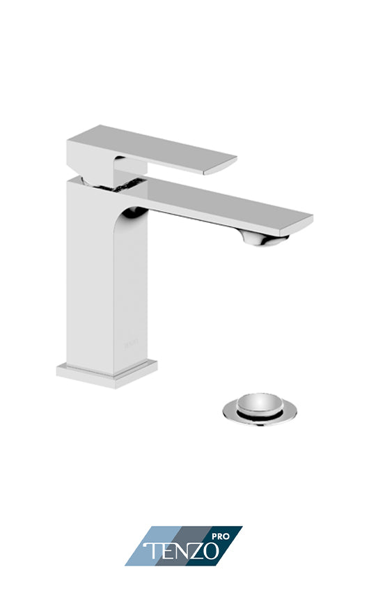 Tenzo Pro KA11-P Kalissa Single Hole Bathroom Sink Faucet With Drain