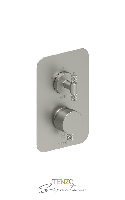 Tenzo T-Box valve 2 fcts pres bal Bellacio-C brushed nickel BEPB32-C-BN