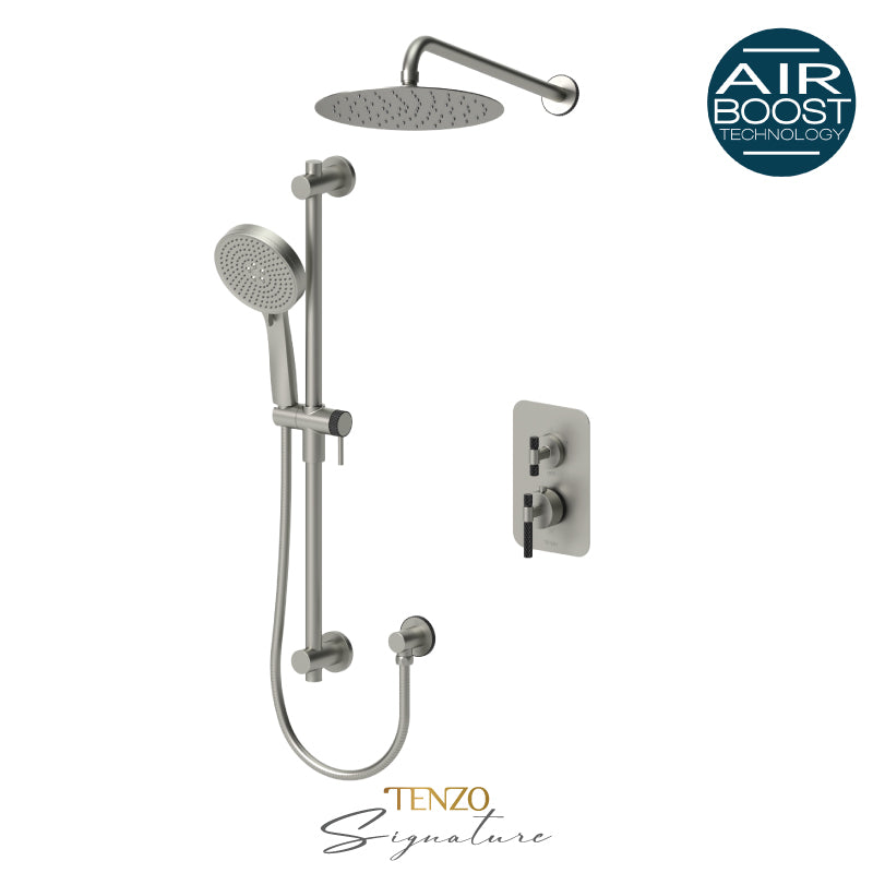 Tenzo T-Box kit 2 fcts thermo Bellacio-C brushed nickel BET32-20111-C-BN