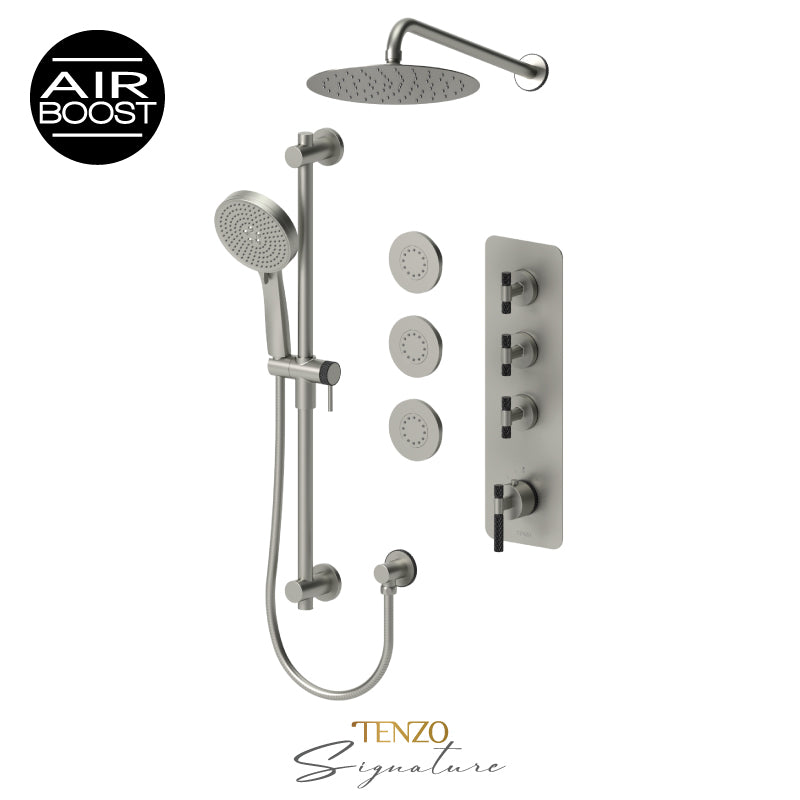 Tenzo Extenza kit 3 fcts thermo Bellacio-C brushed nickel BET43-571168-C-BN