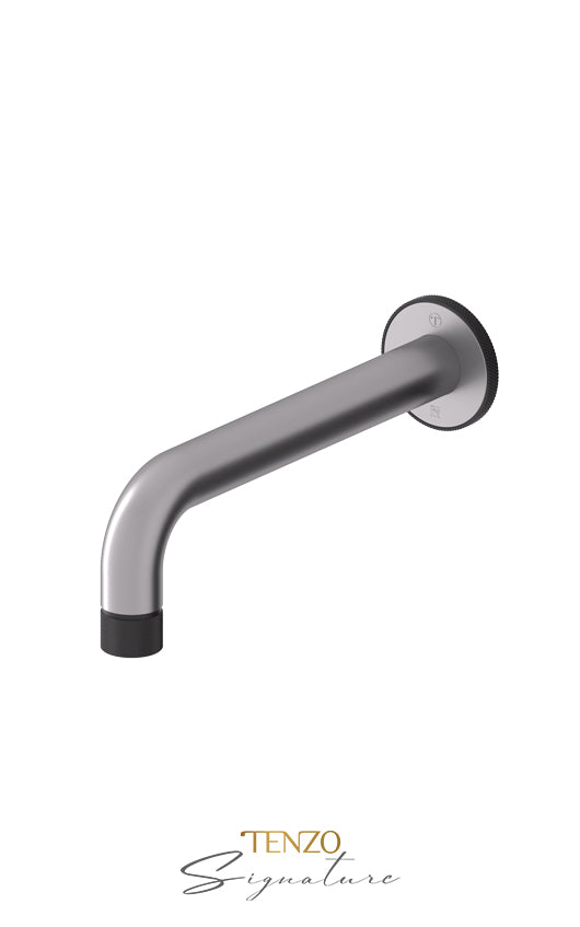 Tenzo Wall mount spout Bellacio-F brushed nickel/ matte black BS-312-F-BN-MB